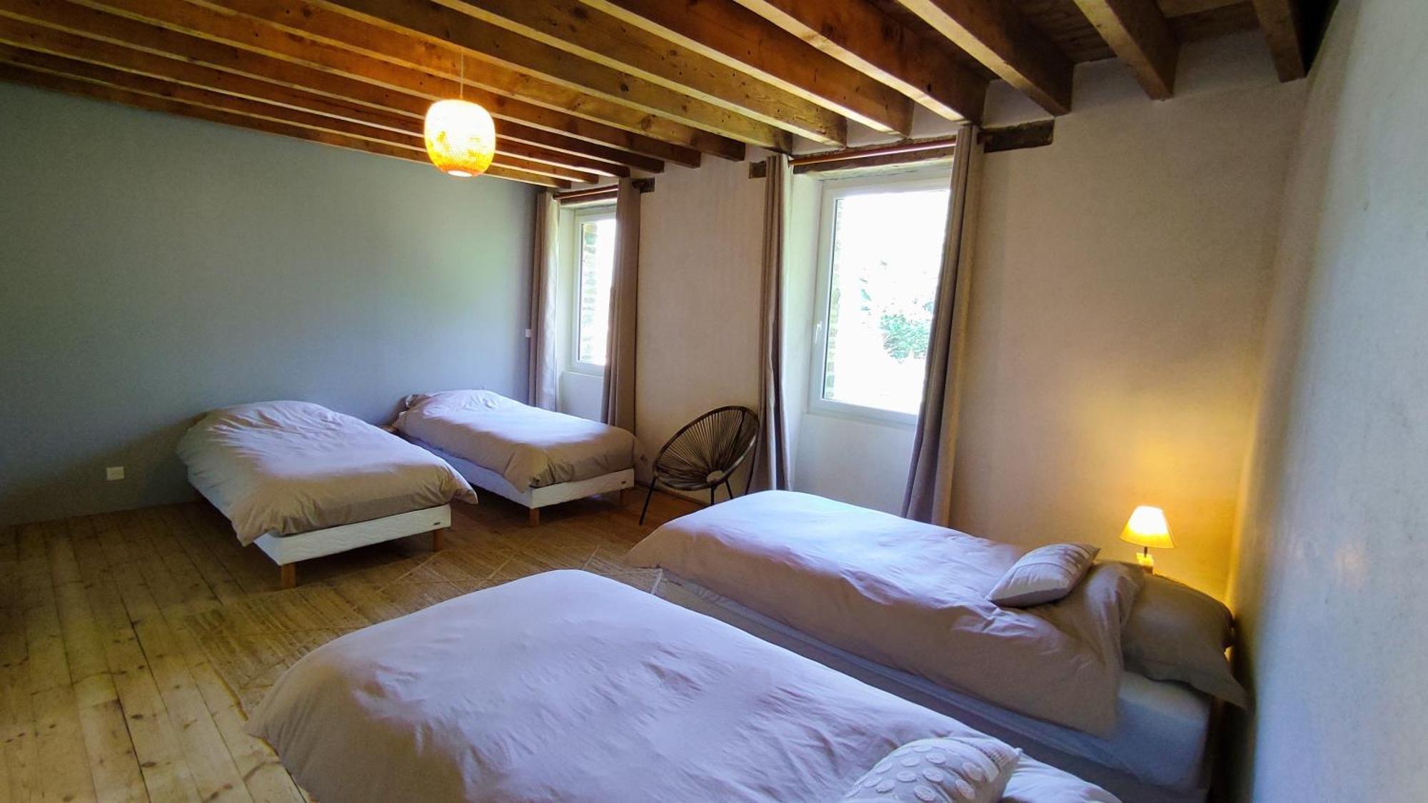 Chambre D'Hote En Gite - Moulin De La Houssaie - Broceliande Guer Eksteriør billede