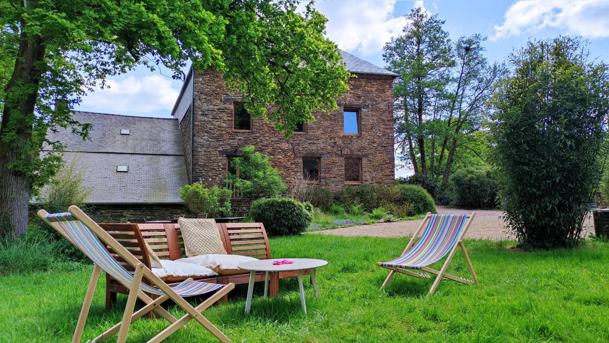 Chambre D'Hote En Gite - Moulin De La Houssaie - Broceliande Guer Eksteriør billede